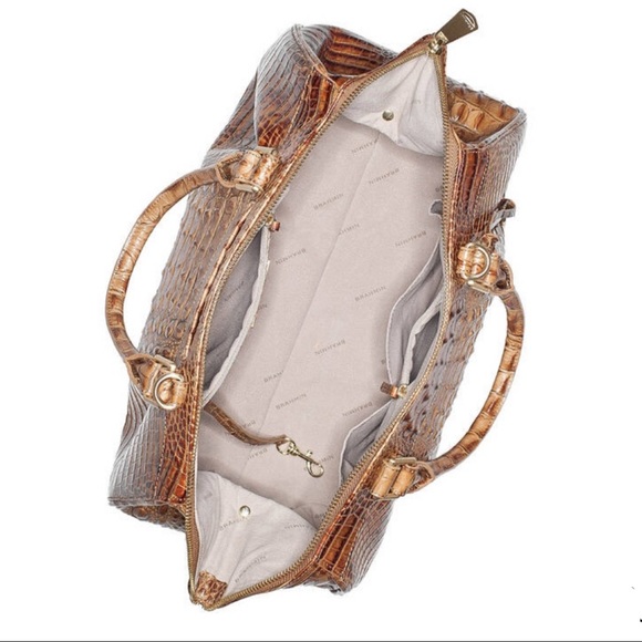 🌺Brand New🌺 BRAMIN Faye Toasted Almond Melbourne Satchel - Picture 3 of 10